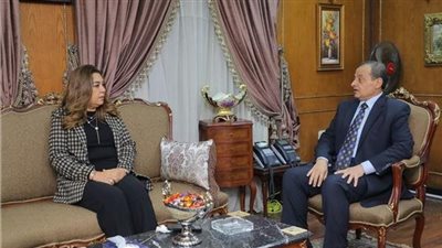 تعرف على أهم ما دار في لقاء محافظ دمياط ومدير الأمن الجديد