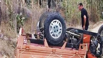 بالأسماء.. إصابة شخصين في انقلاب دراجة نارية بالمنيا 