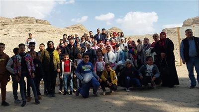 محافظة المنيا تنظم رحلة نيلية لأطفال الوحدة العامة لمنطقة آثار بني حسن