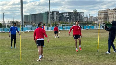 منتخب تونس يخوض مرانه على ملعب الاتحاد السكندري إستعدادا لمباراة جامبيا