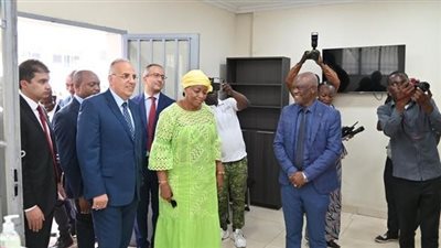 وزير الري ونائبة رئيس وزراء الكونغو يتفقدان مركز التنبؤ بالأمطار بكينشاسا