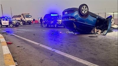 مصرع وإصابة 4 أشخاص من أسرة واحدة في حادث انقلاب ملاكي بسوهاج