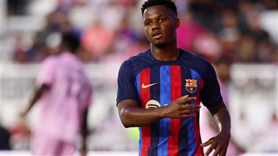 إصابة أنسو فاتي مهاجم برشلونة في التدريبات