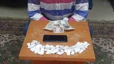 مرجان أشهر تجار المخدرات بالتبين في قبضة المباحث