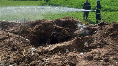 السيطرة على حريق نشب بقرية بني محمد سلطان بالمنيا 