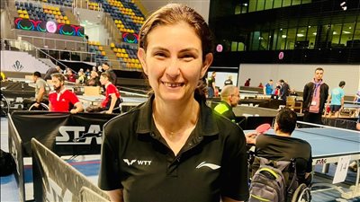 مندوبة الاتحاد الدولي لتنس الطاولة البارالمبي: سعيدة بنجاح بطولة مصر الدولية