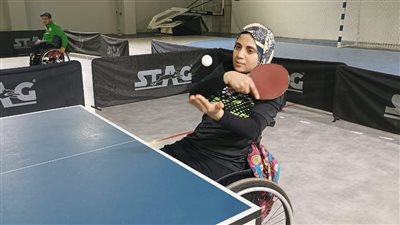 فوزية الشامي: سعيدة بميداليتي مصر الدولية لتنس الطاولة  وحلمي باريس 2024