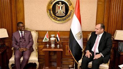 وزير التجارة: فرص كبيرة لتعزيز التعاون الاقتصادي المشترك مع دولة بوروندي 