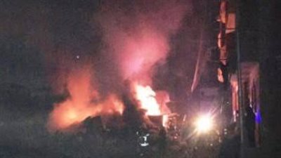 اشتعال النيران في 5 أشخاص إثر سقوط كابل ضغط عالي في حلوان