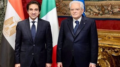 بسام راضى ينقل رسالة من السيسي لنظيره الإيطالى