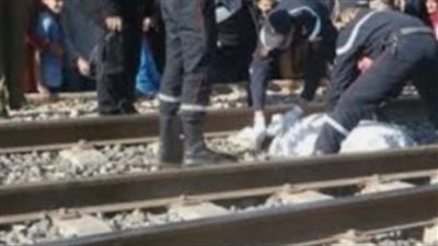قطار ينهي حياة سيدة أثناء عبورها السكة الحديد في الحوامدية 