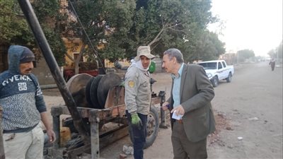 الوحدة المحلية لمركز أبو زقرقاص تتابع نسب تنفيذ المشروعات بالقطاعات الخدمية