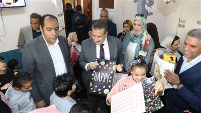 تفاصيل زيارة محافظ المنوفية لدار الرحمة للأيتام بقرية البتانون بشبين الكوم