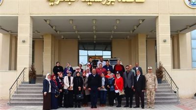 القوى العاملة تنظم زيارة ميدانية للقاعدة البحرية في بورسعيد