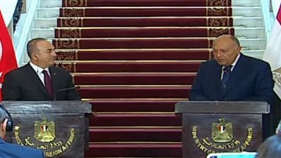 وزير الخارجية التركي: نشكر مصر على المساعدات الجادة ونسعى لتعزيز العلاقات