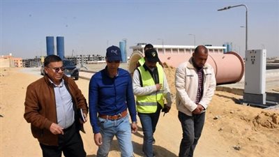 رئيس جهاز القاهرة الجديدة يتفقد محطة تنقية مياه الشرب ورافع مياه رقم 4 بالمدينة