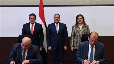 «مدبولي» يشهد توقيع مُلحق مُكمل لبروتوكول التعاون القائم بين وزارتي التخطيط والصحة 