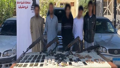 سقوط أخطر عصابة مسلحة قبل ترويجها صفقة مخدرات ضخمة بالشرقية