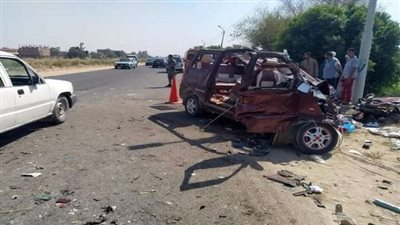 بالأسماء والعناوين.. مصرع وإصابة 5 أشخاص في حادث بشع على الطريق بسوهاج