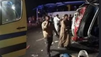 مصرع وإصابة 13 شخصا في حادث بشع أعلى كوبري دندرة بقنا 