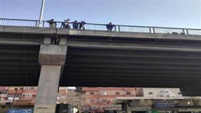  غلق جزئي لكوبري بركة السبع لصيانته إثر حادث