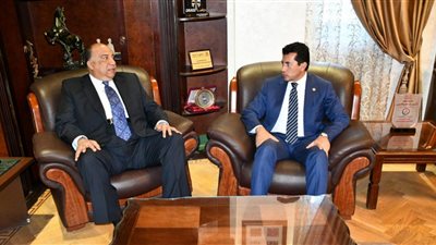 وزير الشباب يستقبل مجلس الاتحاد السكندري لمناقشة العديد من الملفات الهامة
