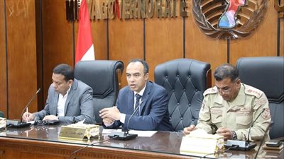 نائب محافظ المنيا يستقبل وفد من المنطقة المركزية العسكرية لدعم أوجه التعاون 