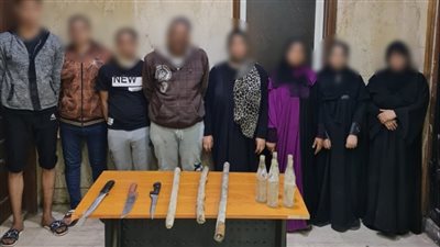 حبس 8 أشخاص في مشاجرة بالأسلحة البيضاء بمدينة حلوان