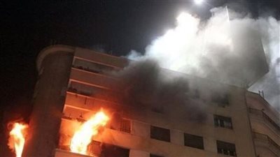 إصابة 3 أشخاص بحالة اختناق في حريق شقة بالمعادي