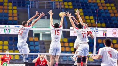 طائرة الزمالك تهزم الأهلي في نهائي بطولة الدوري 