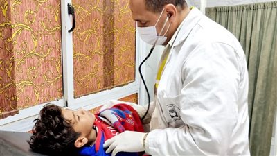  تفاصيل توقيع الكشف الطبي على 964 من أهالي قرية لبيشة بمركز أشمون مجانا