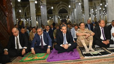 محافظ الغربية يشهد احتفالية ليلة القدر من مسجد السيد البدوي بطنطا