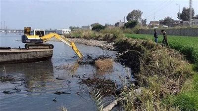 أول تعليق من الري عى بلاغ بردم لمجرى نهر النيل فرع دمياط