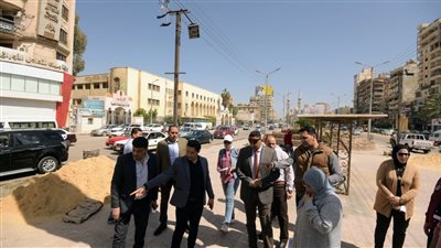 تطوير شارع الجيش في المنصورة بكلفة 15 مليون جنيه