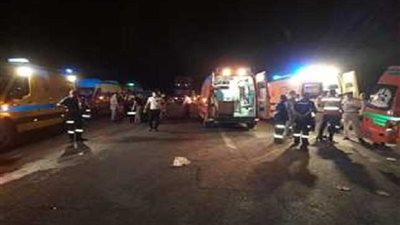 مصرع وإصابة 4 أشخاص في حادث دهس أعلى الطريق الدائري بالجيزة