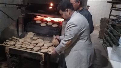 حملات تموينية موسعة على المخابز البلدية بالمنيا 