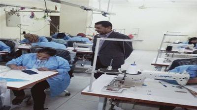 ختام دورة تدريبية للفتيات على التفصيل والحياكة بقنا 