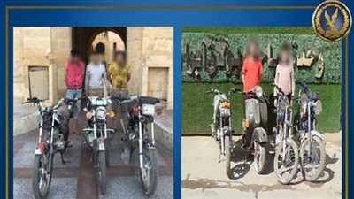 تورط 5 مسجلين خطر في سرقة الدراجات النارية بالخليفة وبولاق