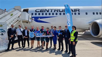 شرم الشيخ الدولي يستقبل طائرة شركة اير فريتر من أوزباكستان