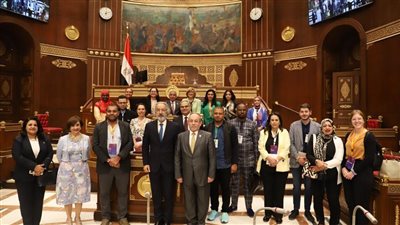 نائب المؤتمر يستقبل وفدا من أعضاء مجالس نواب الدول الفرنكوفونية