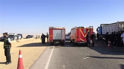 إصابة 12 شخصًا بجروح وكدمات فى حادث تصادم بالمنيا