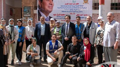 توقيع الكشف الطبي على 866 مواطنا مجانا بقرية نواج في طنطا