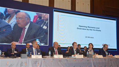 وزير الخارجية يشهد تسلم مصر الرئاسة المشتركة للمنتدى العالمي لمكافحة الإرهاب