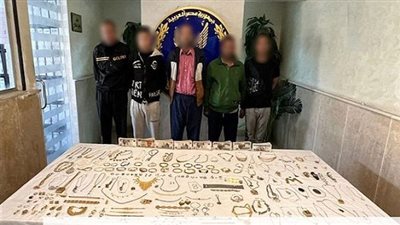 تورط 5 أشخاص في سرقة المشغولات الذهبية من المساكن بالقاهرة الجديدة
