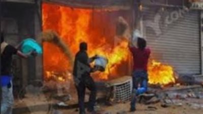 السيطرة على حريق داخل محطة تعبئة وتغليف الفاكهة بالبحيرة