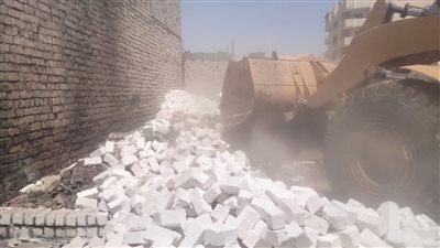  حملة مكبرة لإزالة التعديات على الأراضي الزراعية في المنيا 