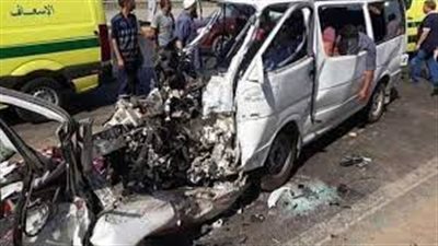 بالأسماء.. إصابة 4 مراقبين صحة فى حادث تصادم بالمنيا