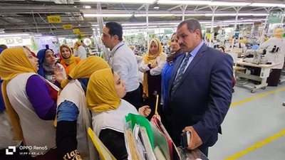 القوى العاملة: جولة ميدانية بالمنطقة الصناعية بالمنيا لتعزيز علاقات العمل 