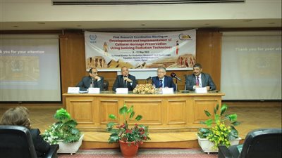 وزيري: يشارك في الاجتماع الدولي الأول للوكالة الدولية للطاقة الذرية حول المشروع البحثي عن استخدام الإشعاع المؤين