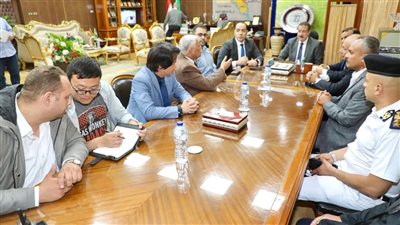 تفاصيل لقاء محافظ المنوفية بوفد الهيئة القومية للإنتاج الحربى وممثلى شركة CRBC الصينية